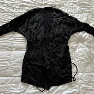 BRAND NEW ZARA BLACK KIMONO CARDIGAN